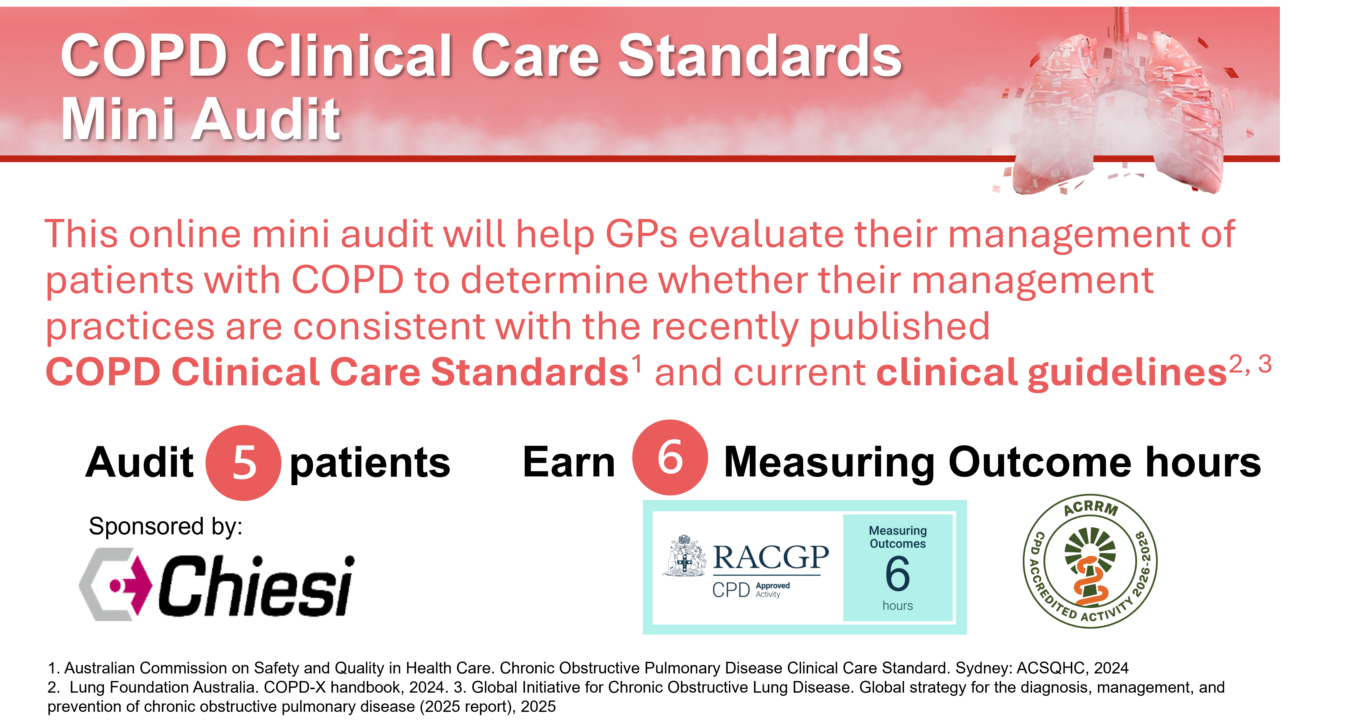 COPD Clinical Care Standards Mini Audit