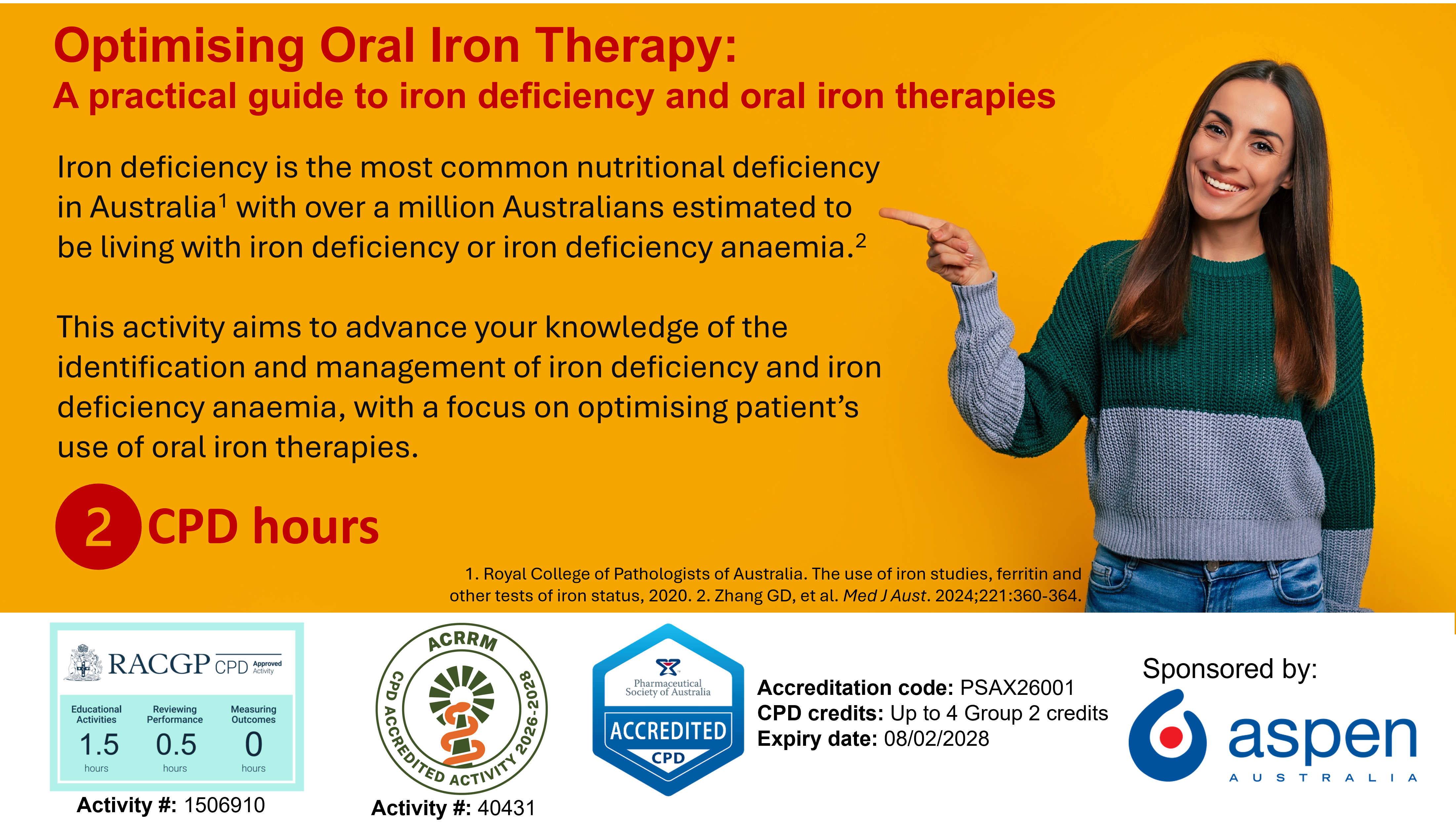 Optimising Oral Iron Therapy Join now